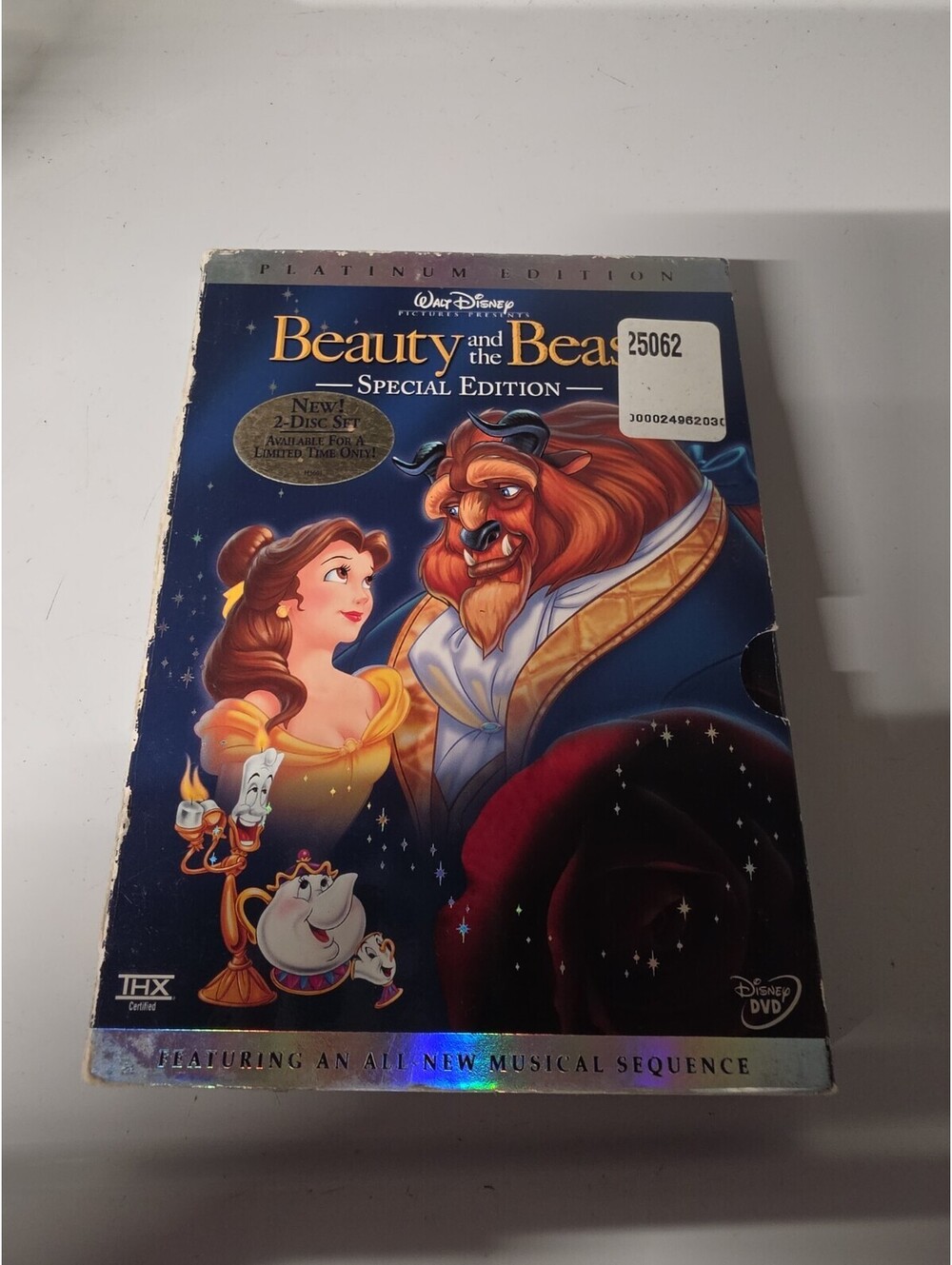 Disney Beauty and the Beast DVD Special Edition Platinum Edition Movie